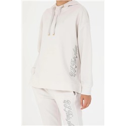 Kadın Taş Kapüşonlu Sweatshirt