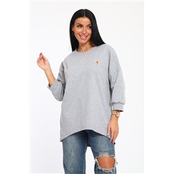 24414 Джемпер удлиненный с лейблом