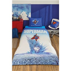 Özdilek Superman Genesis Tek Kişilik Lisanslı Lastikli Çarşaf Çocuk Nevresim Takımı