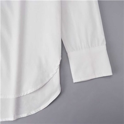 Классическая женская рубашка с длинными рукавами