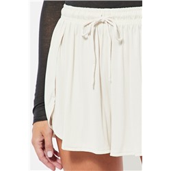 Short cintura alta - Blanco