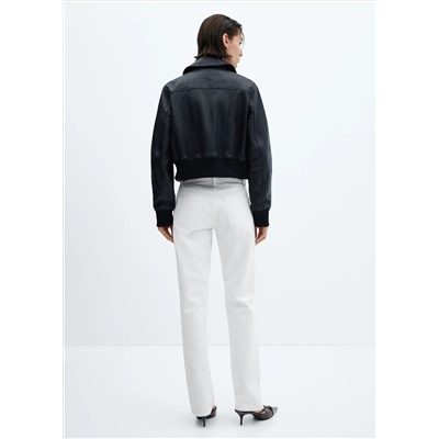 Jeans rectos tiro medio