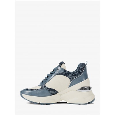 Katrina Mixed-Media Wedge Trainer