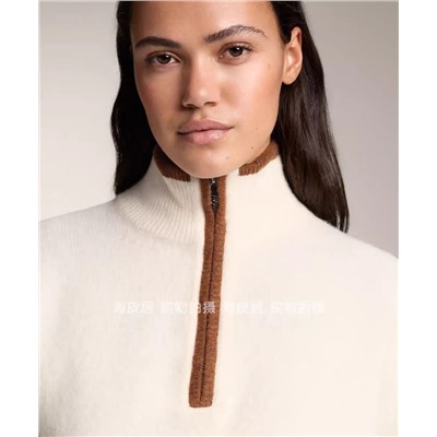 Женский свитер с воротником стойкой на молнии   OYSH*O