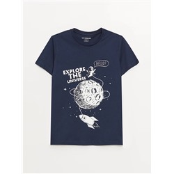 LC Waikiki Bisiklet Yaka Baskılı Kısa Kollu Erkek Çocuk Pijama Takımı, LCW Kids                                            
                                            Bisiklet Yaka Baskılı Kısa Kollu Erkek Çocuk Pijama Takımı