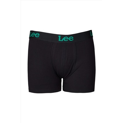 Lee Regular Fit Normal Kesim Siyah Tekli Boxer