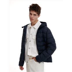 Steppjacke mit Kapuze