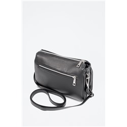 Bandolera de piel Arzergrande - Negro