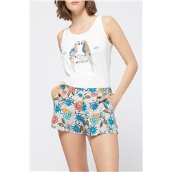 Camiseta de tirantes Vally Crudo