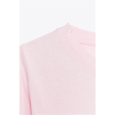 SLOGAN RIPPED COTTON T-SHIRT