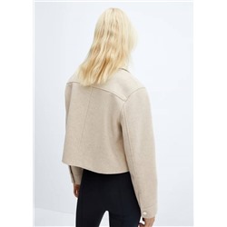 Mang*o ♥️ новинка 2024✔️ однотонная куртка с лацканами и большим карманом.. экспорт✔️ цена на оф сайте выше 7000