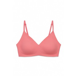 Top triangular liso clean cut coral