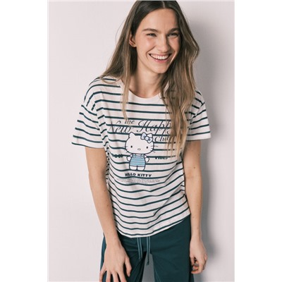 Pijama Hello Kitty manga corta algodón