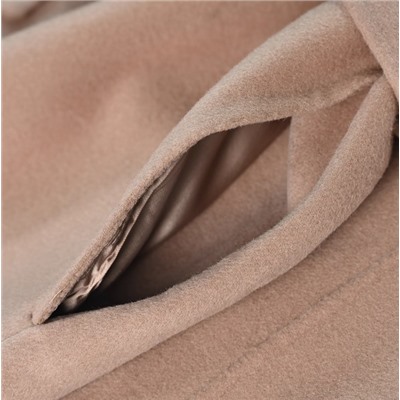 Женское двубортное шерстяное пальто средней длины МАНГ*О