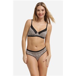 Braga clásica microfibra y  encaje