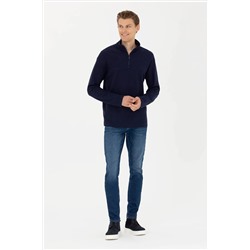 Erkek Lacivert Sweatshirt