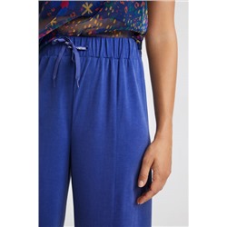 Pantalón cropped pata ancha