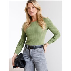 Джемпер тонкой вязки из вискозы с нейлоном