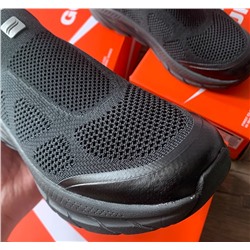 Мужские легкие  кроссовки без застежек, сетчатые дышащие