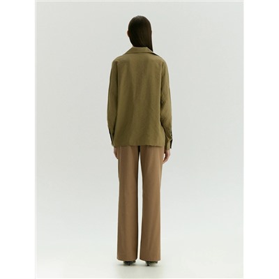 Блузка из модала, B3171/greens