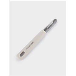 Овощечистка, 20 см, сталь/пластик, серо-бежевая, Universal