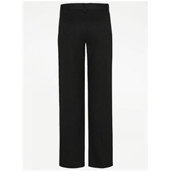 Boys Grey Longer Length Slim Leg School Trouser 2 Pack