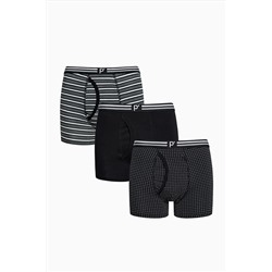 Penti Black Design 3lü Çok Renkli Boxer