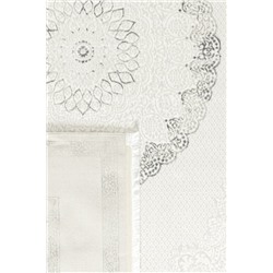 Mons Halı - Beyaz/Gri - 80x300 cm