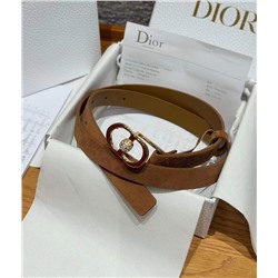 Женский ремень из натуральной замши с красивыми стразами на порядке   DIO*R  Montaign*e Juli*e