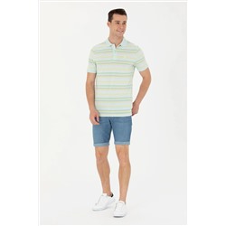 Erkek Su Yeşili Tişört