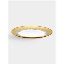 Тарелка закусочная, 20,5 см, 4 шт, стекло, золотистая, Versailles