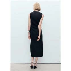 Vestido lino asimétrico