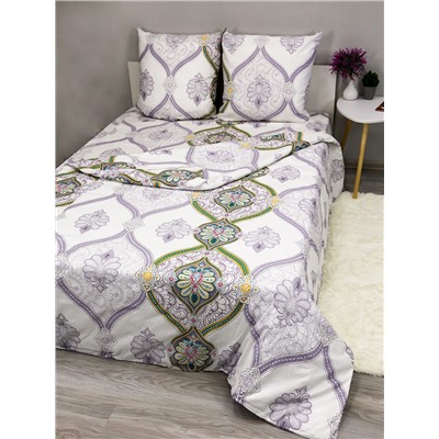 КПБ 1,5 сп бязь 120гр/м2 Текстильная коллекция Парадис твердая упаковка