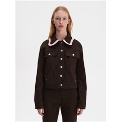 Jacke mit dekorativem Kragen