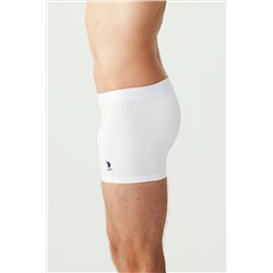 U.S. Polo Assn. Erkek Beyaz 3 Lü Boxer