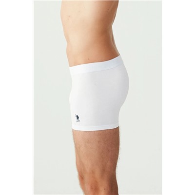 U.S. Polo Assn. Erkek Beyaz 3 Lü Boxer