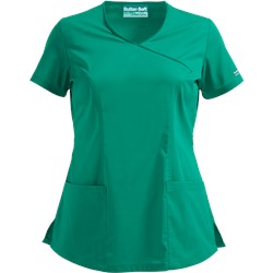 UA Butter-Soft STRETCH Scrubs V-Neck Mock Wrap Top