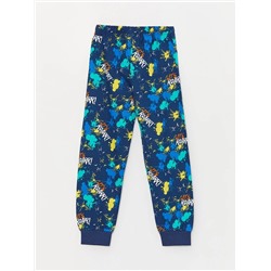 LC Waikiki Bisiklet Yaka Baskılı Uzun Kollu Erkek Çocuk Pijama Takımı, LCW Kids                                            
                                            Bisiklet Yaka Baskılı Uzun Kollu Erkek Çocuk Pijama Takımı