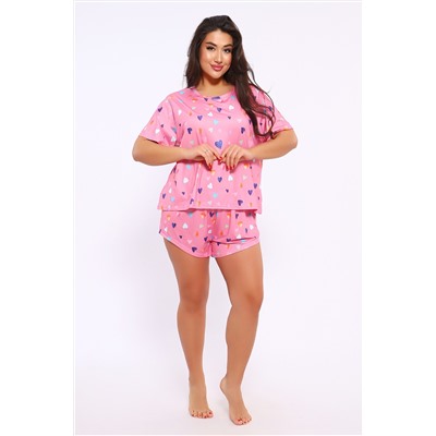 Домашний костюм с шортами больших размеров 5732