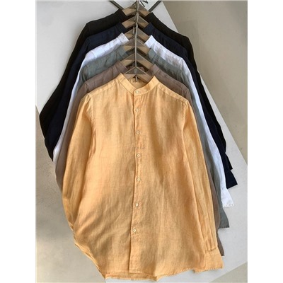 Мужская льняная рубашка  МАССИМО Д