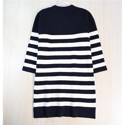 Женское плотное полосатое платье