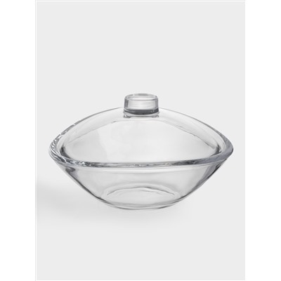 Салатник, 21х13 см, 840 мл, с крышкой, стекло, Song