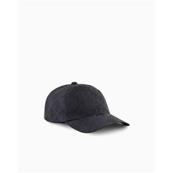 Satin fabric visor hat with logo
