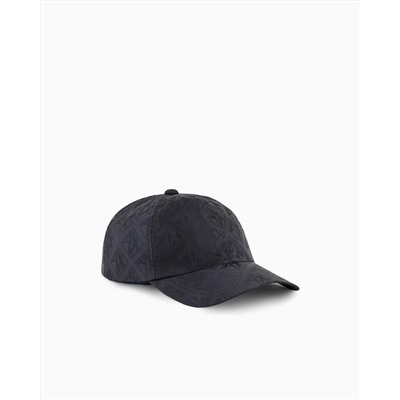 Satin fabric visor hat with logo