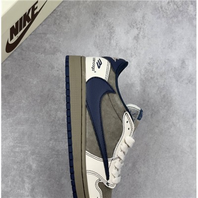 Travis Scott x Fragment Design x Air Jordan 1 Low OG SP AJ1 乔1 Balenciag*a