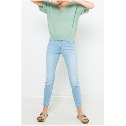 Jersey de lino Verde pastel