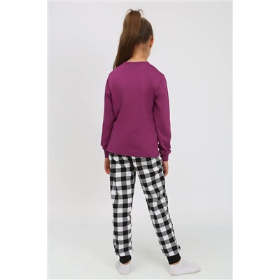 Пижама с брюками 91238 для девочки (джемпер, брюки) НАТАЛИ #885625
