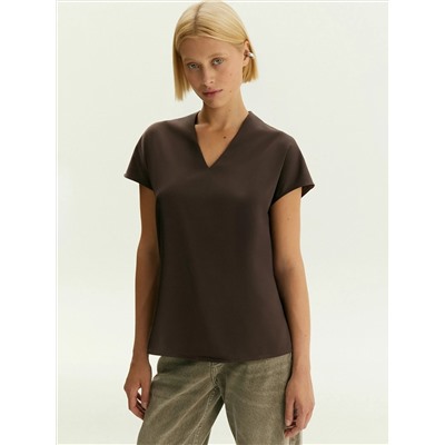 Блузка с V-образным вырезом, B2781/samali