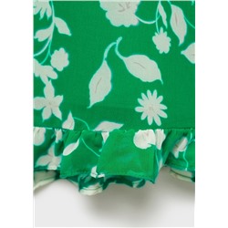 Vestido estampado corto