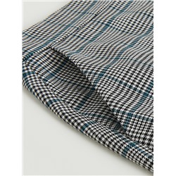 Checked mini skirt
